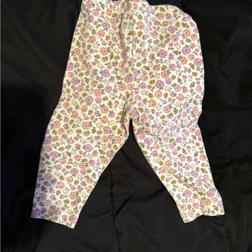 Carter's Floral Baby Leggings - Pink and Purple